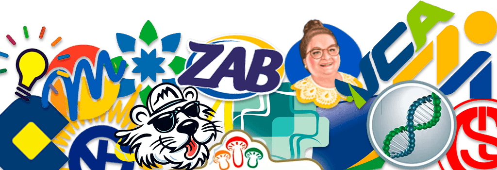 Mosaico de logos do comércio local